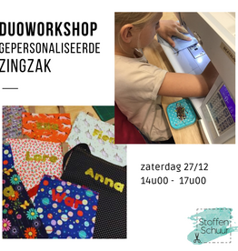 Duoworkshop : Gepersonaliseerde zingzak