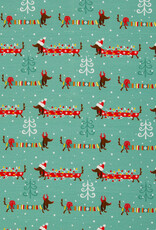 Softsweat Holly Jolly Christmas DachsHund mint