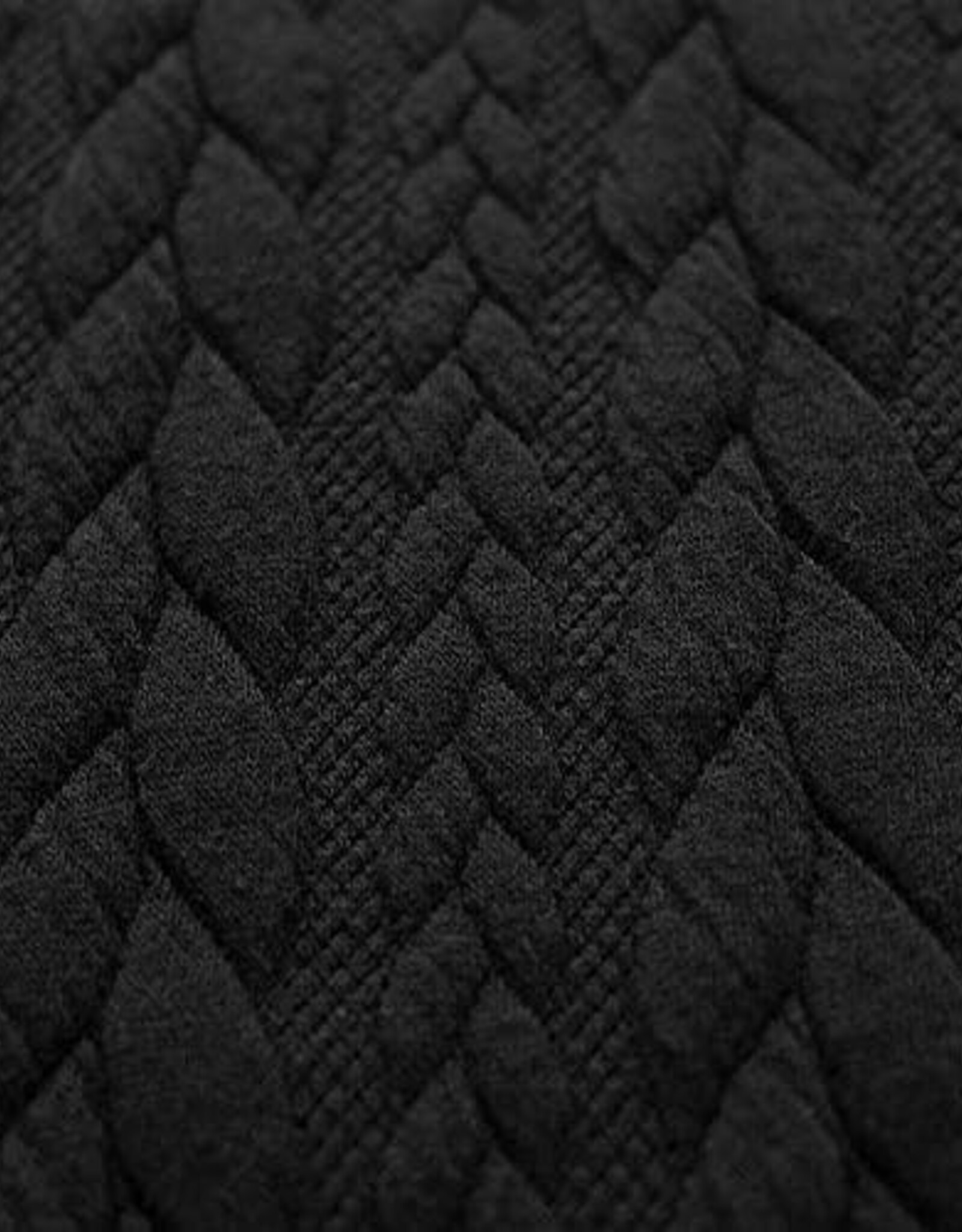 Gebreide jacquard met kabelstructuur zwart