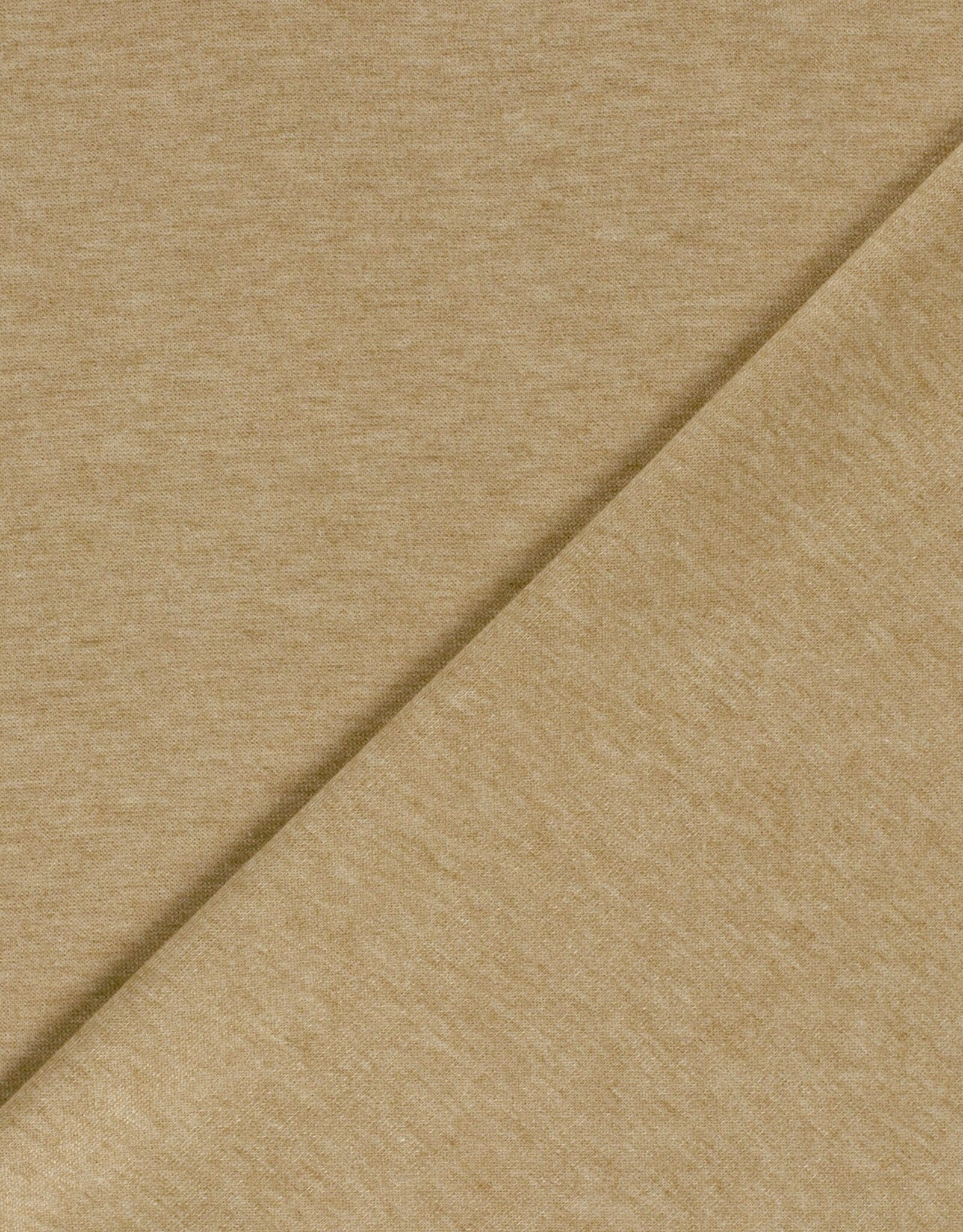 Vormvast viscose breisel zacht oker camel