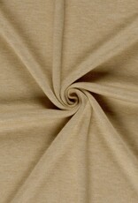 Vormvast viscose breisel zacht oker camel