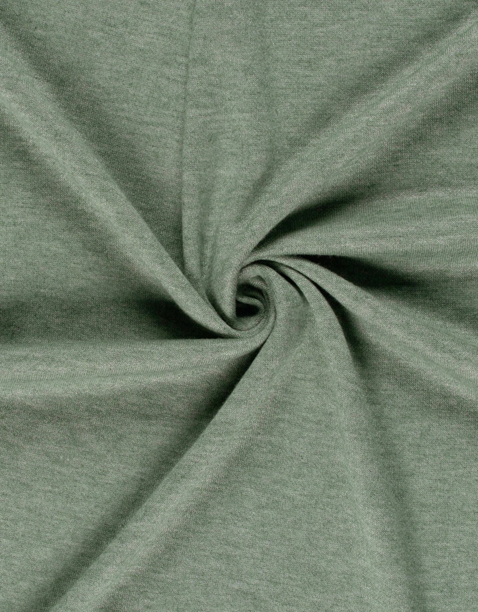Vormvast viscose breisel zacht groen