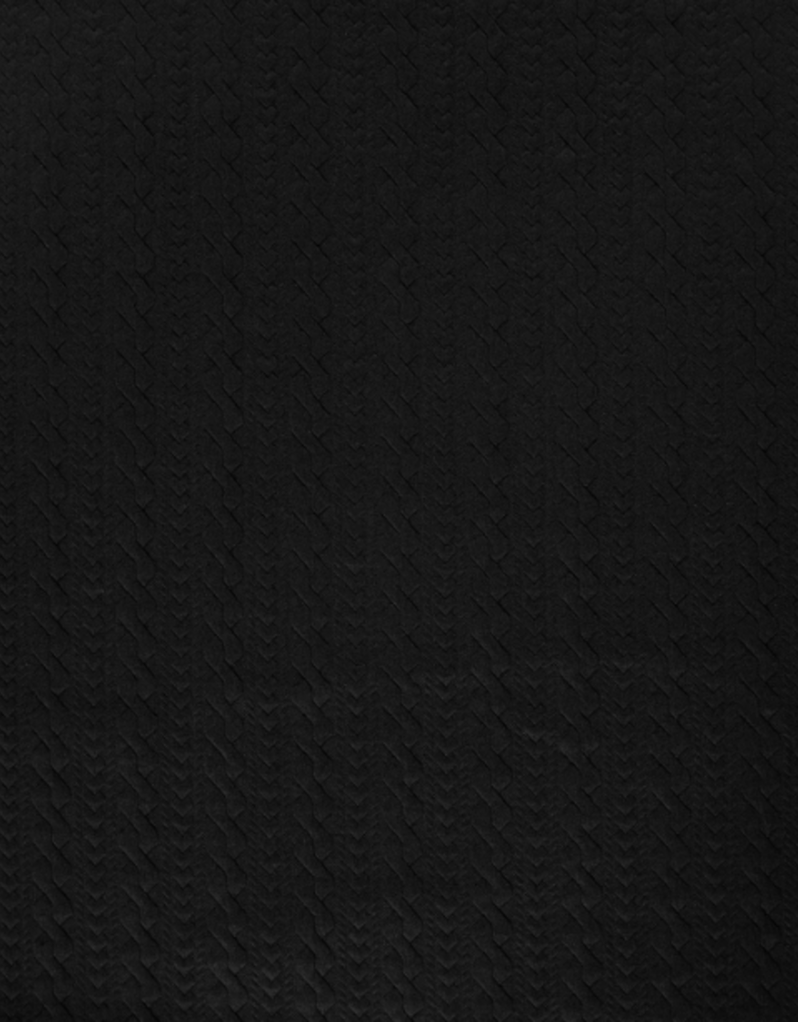 Structuur jersey kabelsteek/hartjes zwart