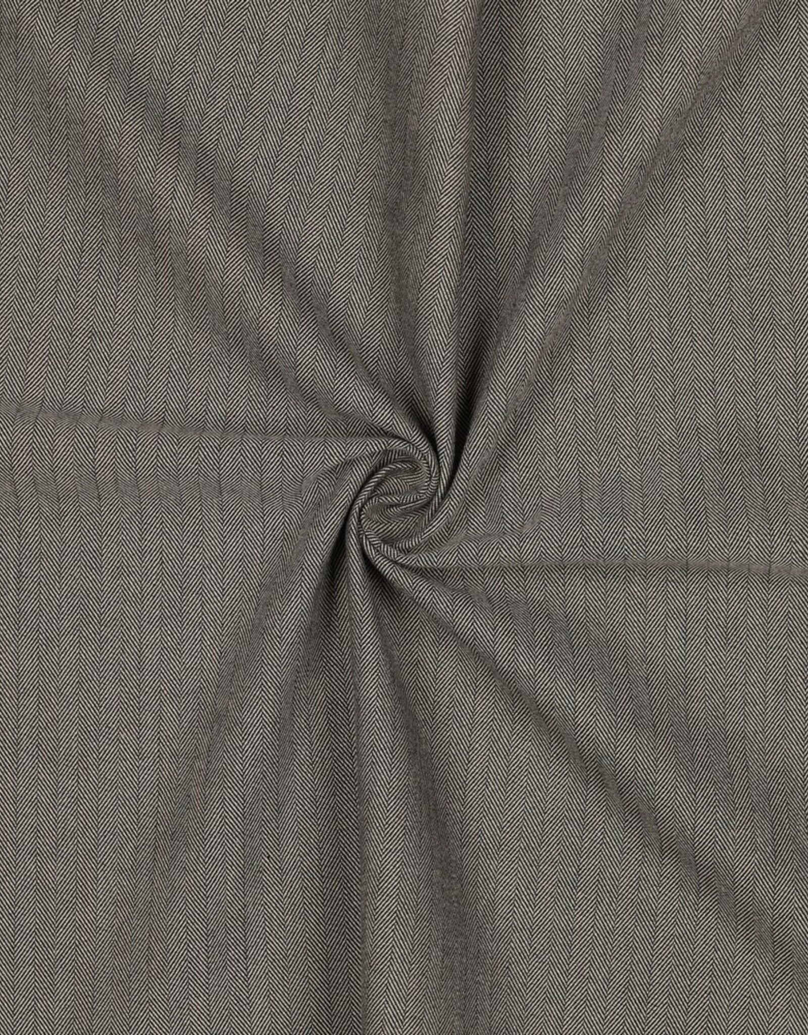 Gabardine Herringbone bruin