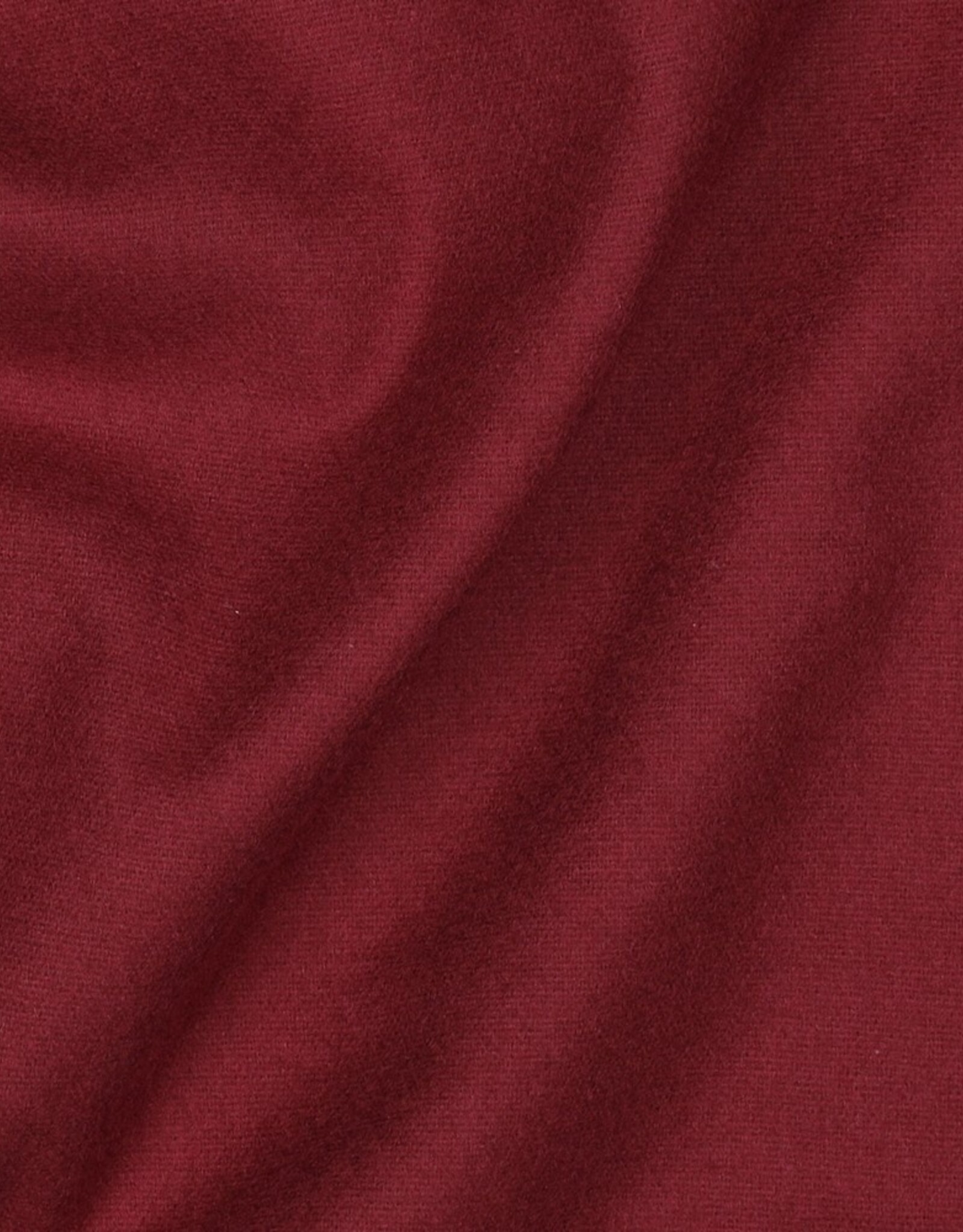 Flannel molton uni bordeau