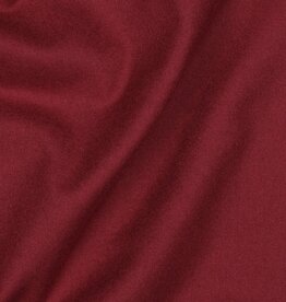 Flannel molton uni bordeau