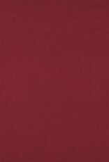 Flannel molton uni bordeau