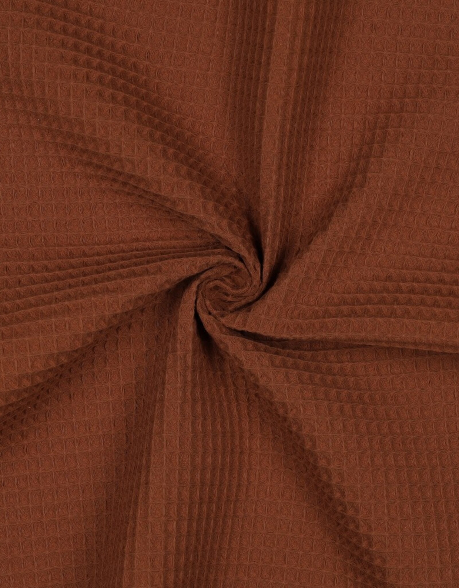 Wafel katoen licht roest