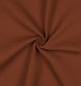 Wafel katoen licht roest