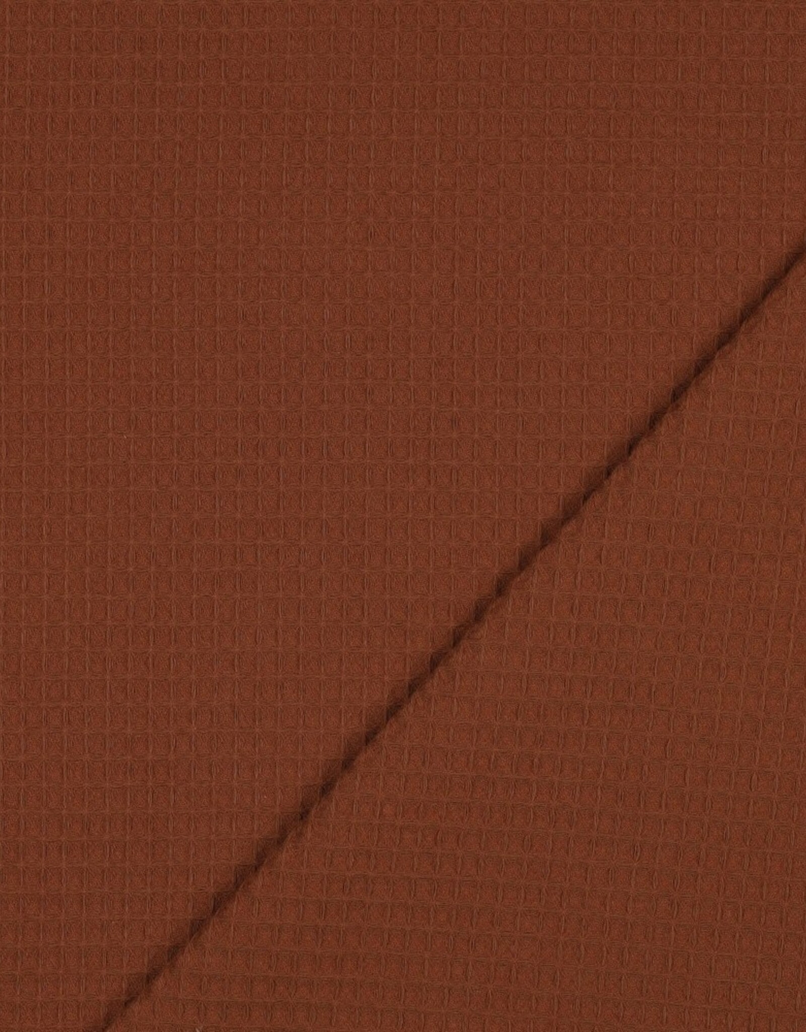 Wafel katoen licht roest