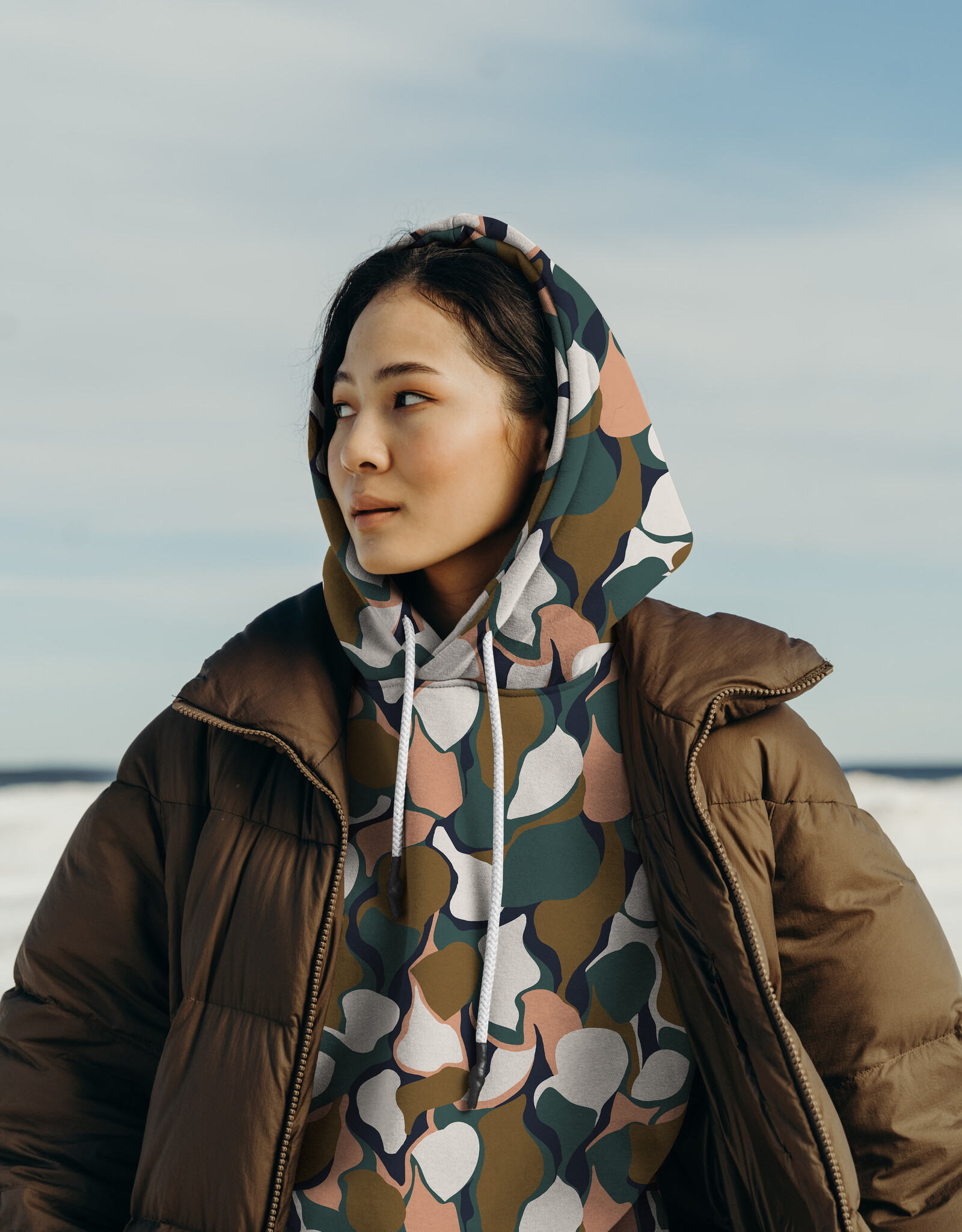 Softsweat digitale bedrukking abstract