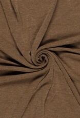 Soft cozy ribjersey bruin