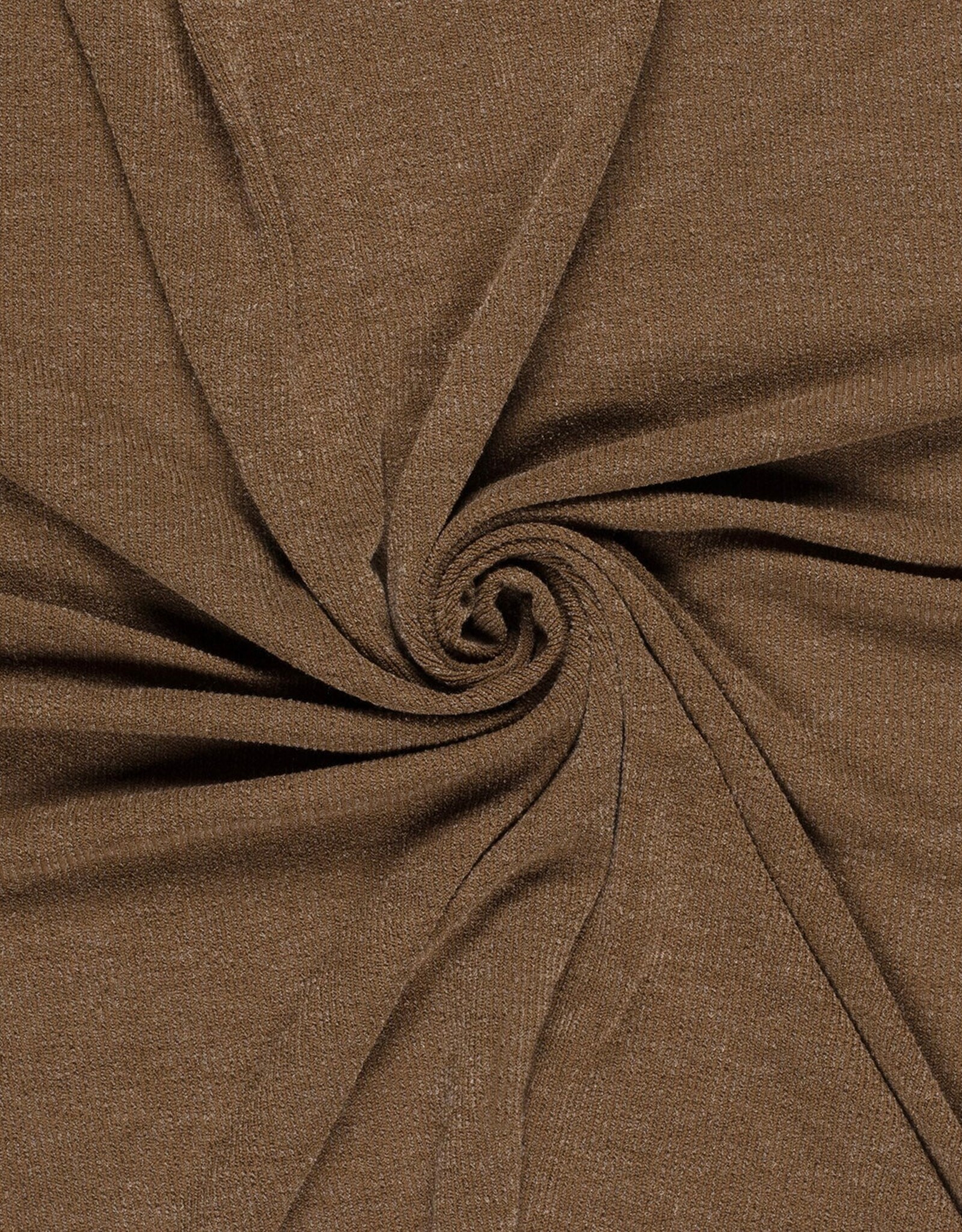 Soft cozy ribjersey bruin