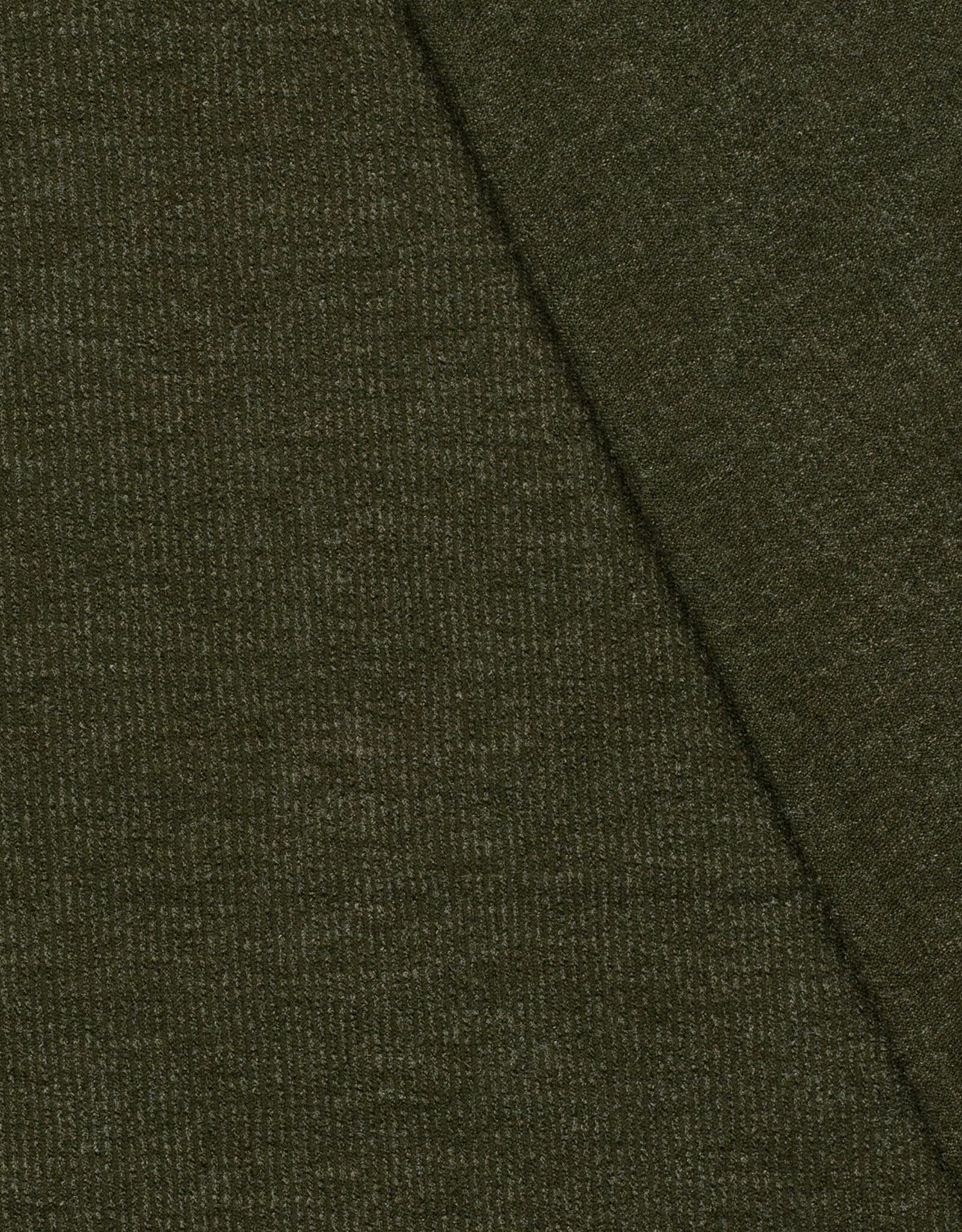 Soft cozy ribjersey kaki groen