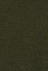 Soft cozy ribjersey kaki groen