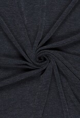 Soft cozy ribjersey denim blauw