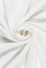 Soft cozy ribjersey gebroken wit