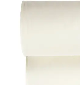 Boordstof effen 70cm rondgebreid gebroken wit