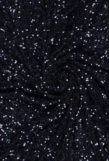 Sequins fijne pailletten navy blauw