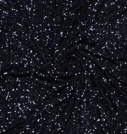 Sequins fijne pailletten navy blauw
