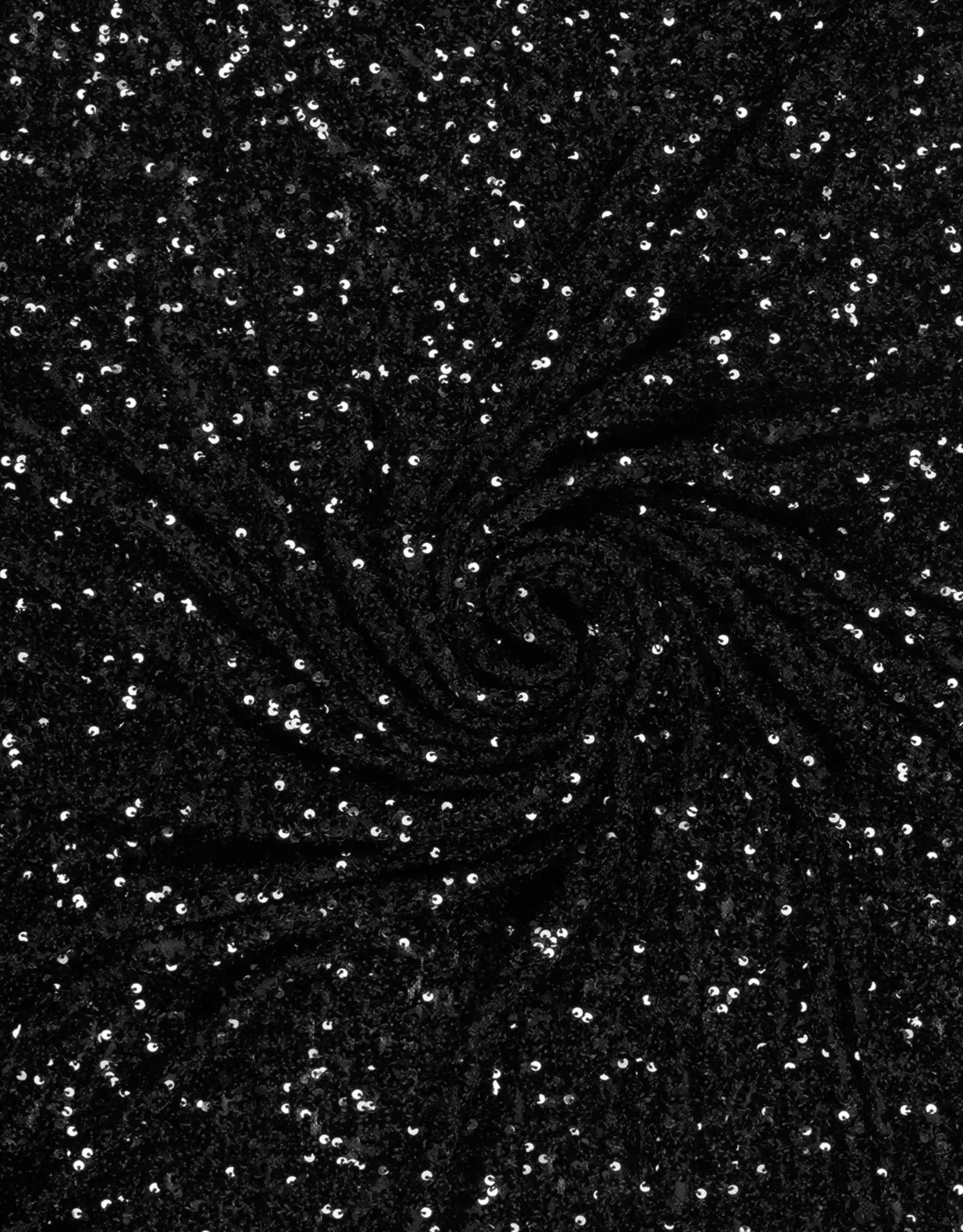 Sequins fijne pailletten zwart