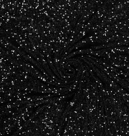 Sequins fijne pailletten zwart
