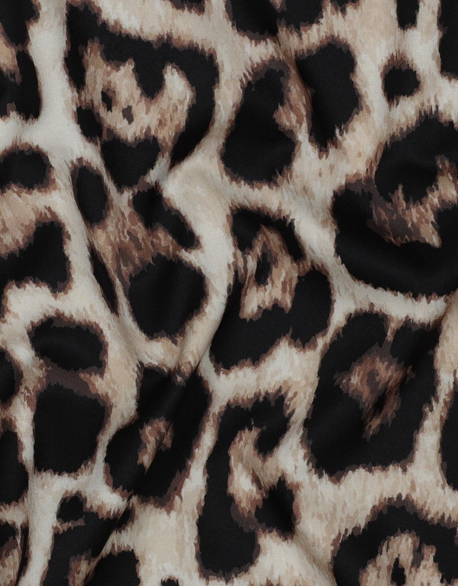 Satijn dierenvlekken leopard bruin