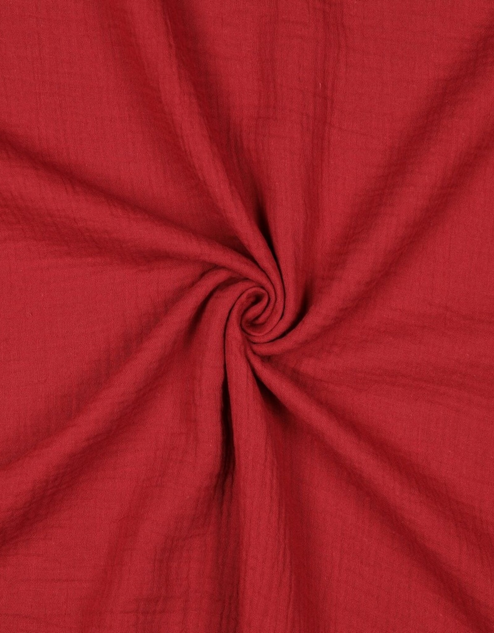 Double Gauze Uni bordeau