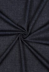 Punta met jeansprint donkerblauw