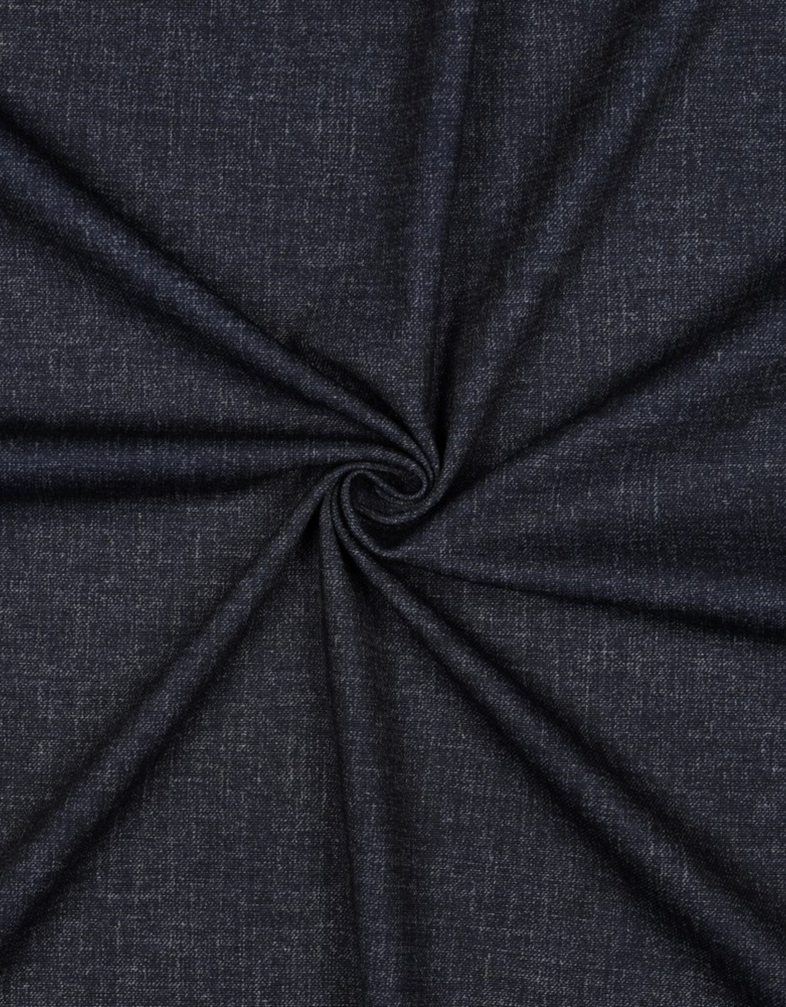 Punta met jeansprint donkerblauw