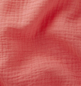 Tetra double gauze zalm op XL breedte 280cm