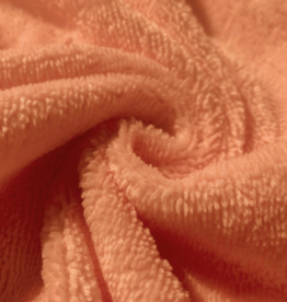 Bamboe micro terry badstof Marsala - koraal