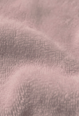 Bamboe micro terry badstof Petale - zachtrose