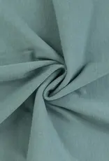 Geribbelde boordstof groen mélange 90cm rondgebreid