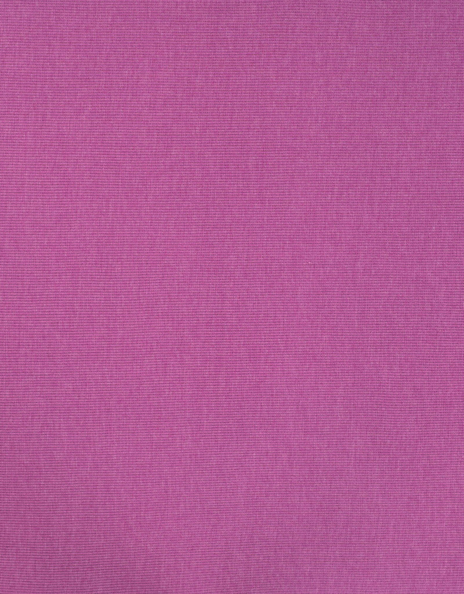 Geribbelde boordstof magenta mélange 90cm rondgebreid