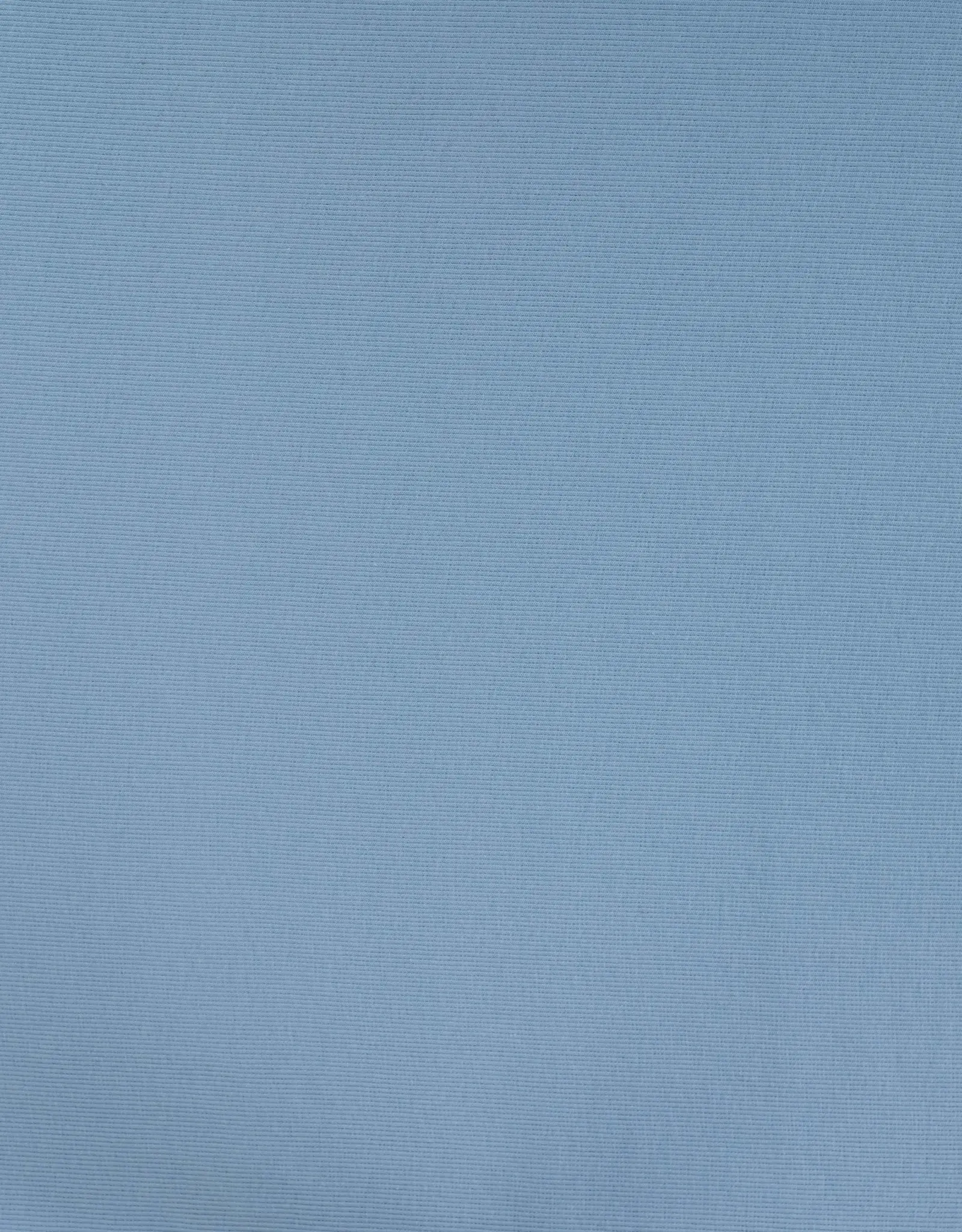 Geribbelde boordstof lichtblauw 90cm rondgebreid
