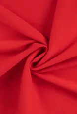 Geribbelde boordstof zacht rood 90cm rondgebreid