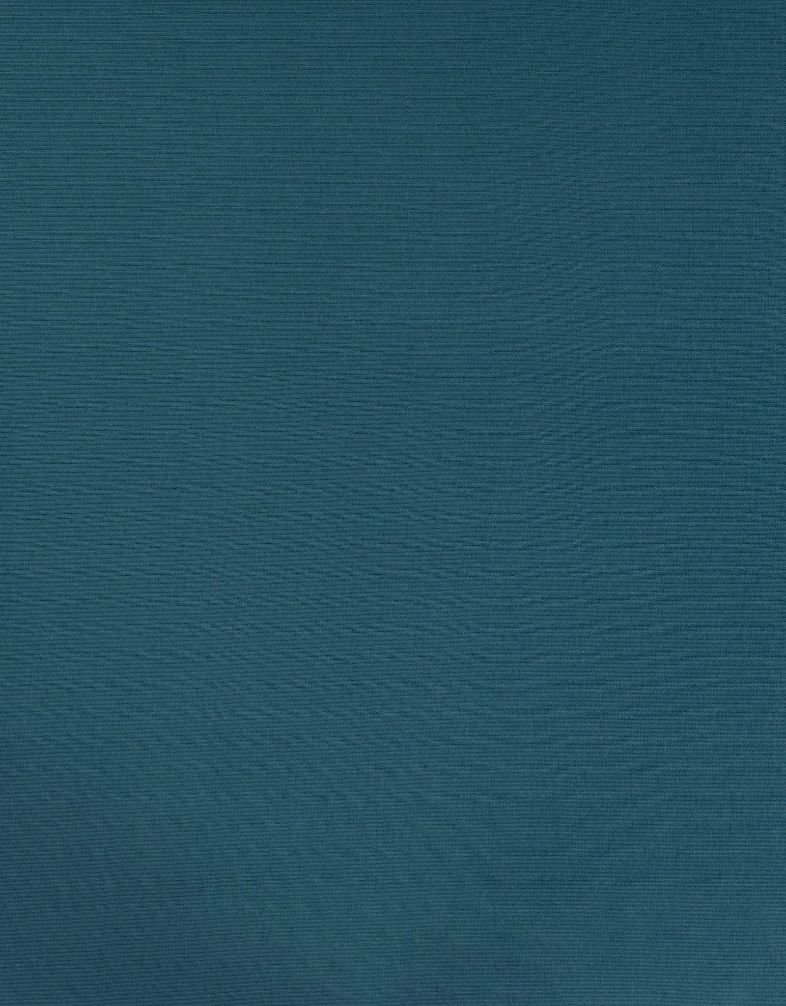 Geribbelde boordstof petrol 90cm rondgebreid