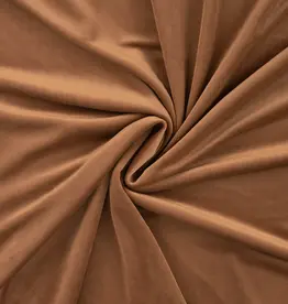 Fluweel velours supersoft - bruin