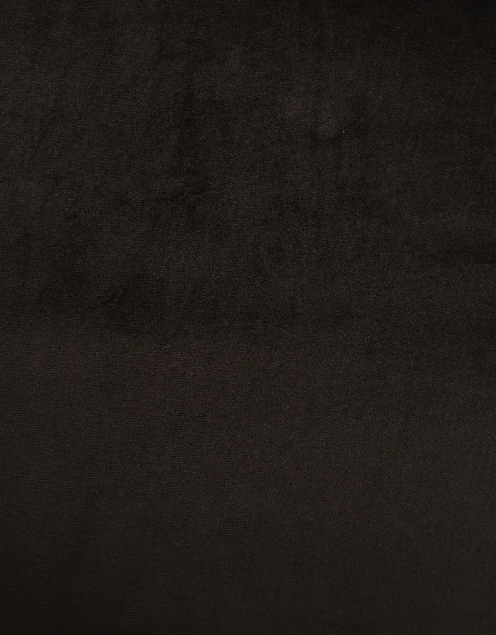 Fluweel velours supersoft - zwart