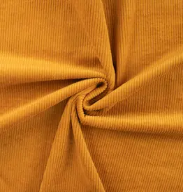 Corduroy met stretch - 8W - oker