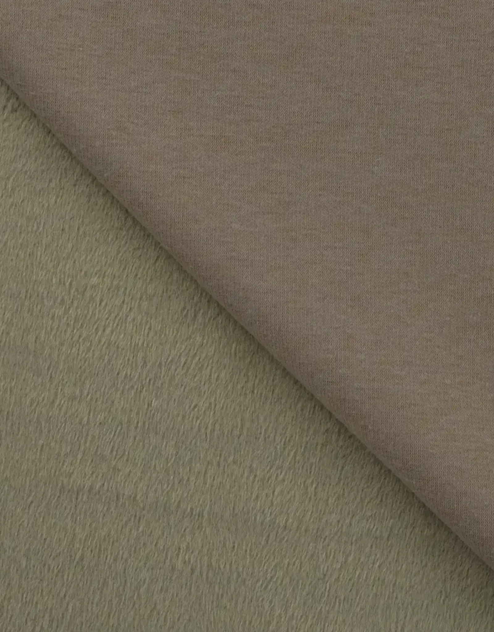 Alpenfleece uni taupe