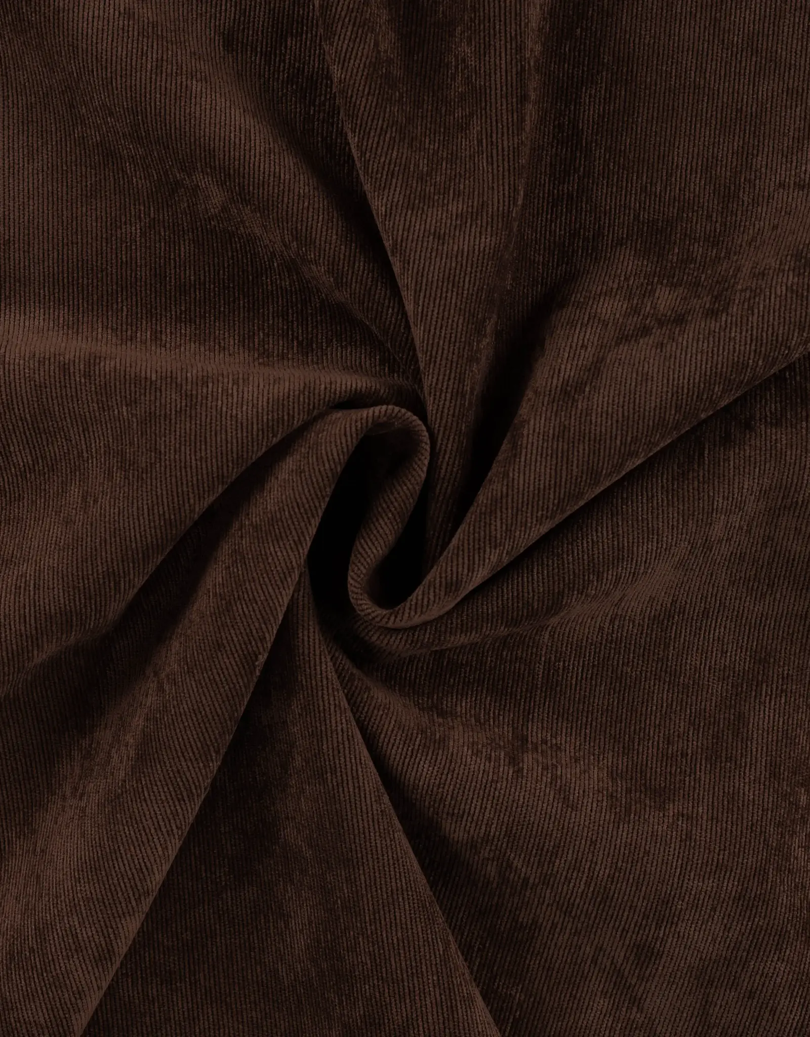 Corduroy 21w washed look met lichte stretch - donkerbruin