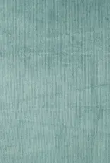 Corduroy met stretch - 8W washed - deep mint