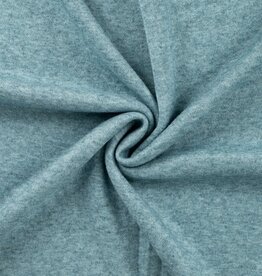 Vormvast viscose breisel green petrol mélange