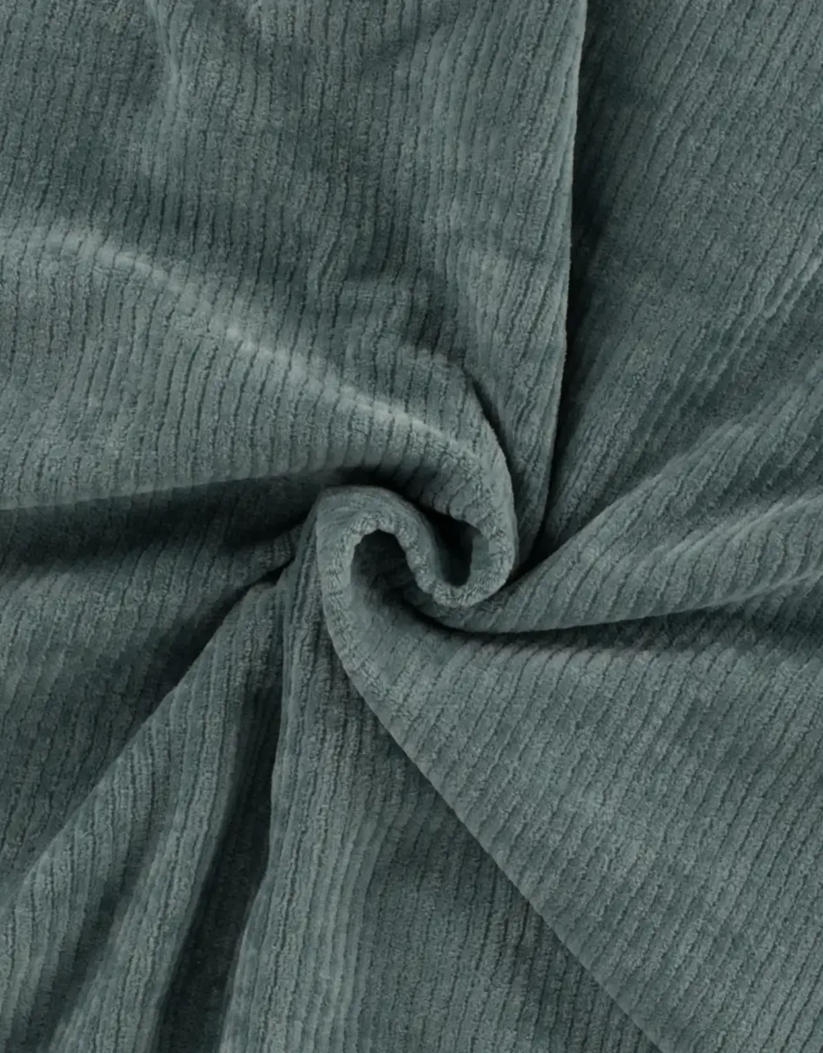 Juna elastisch ribfluweel dark mint