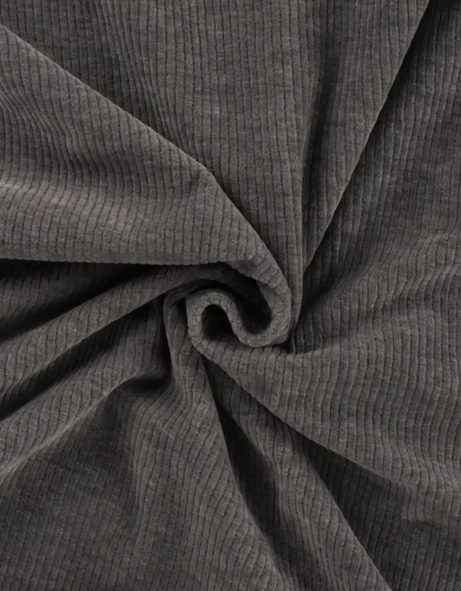 Juna elastisch ribfluweel grey mélange