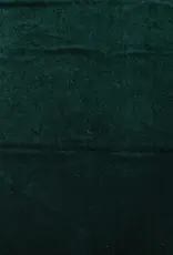 Glanzend fluweel velours - donkergroen