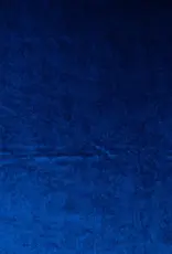 Glanzend fluweel velours - royal blue