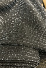Jersey metallic silverblue glitter print